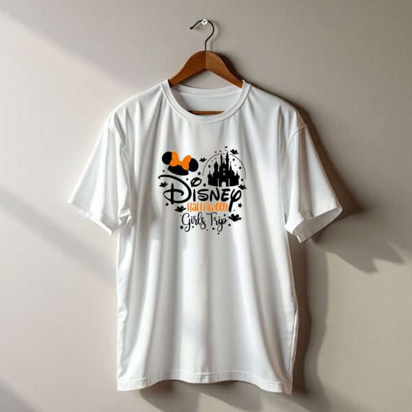Disney Halloween Girls Trip Castle Minnie Ears T Shirt t shirt 1