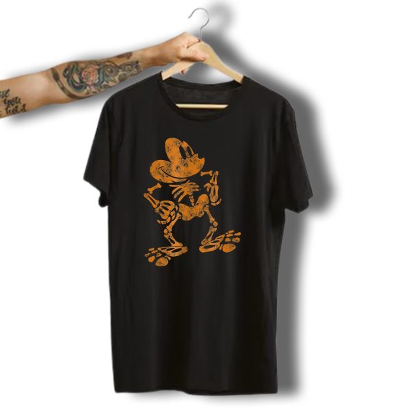 Disney Halloween Mickey Mouse Skeleton T Shirt t shirt 1