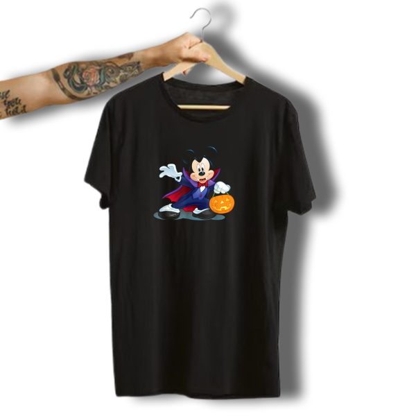 Disney Halloween Mickey Mouse Vampire Pumpkin T Shirt t shirt 1