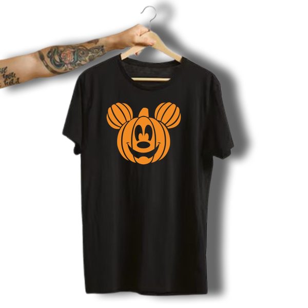 Disney Halloween Mickey Pumpkin Head T Shirt t shirt 1