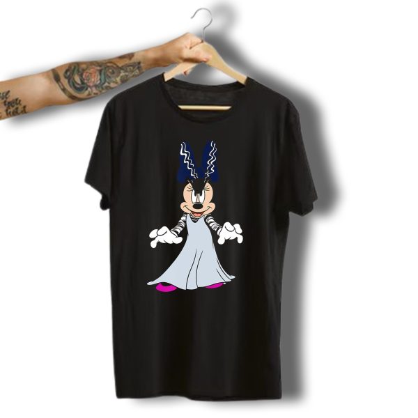 Disney Halloween Minnie Mouse Frankenstein Bride T Shirt t shirt 1