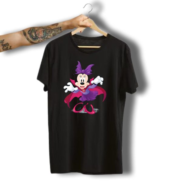 Disney Halloween Minnie Mouse In Vampire Costume T Shirt t shirt 1