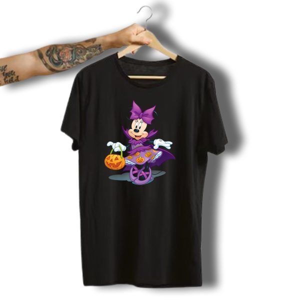 Disney Halloween Minnie Mouse Pumpkin Dress Costume T Shirt t shirt 1