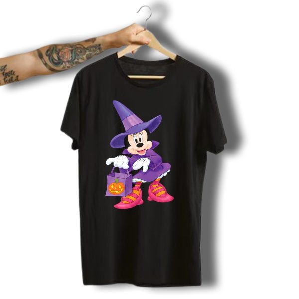 Disney Halloween Minnie Mouse Witch Costume Trick Or Treating T Shirt t shirt 1
