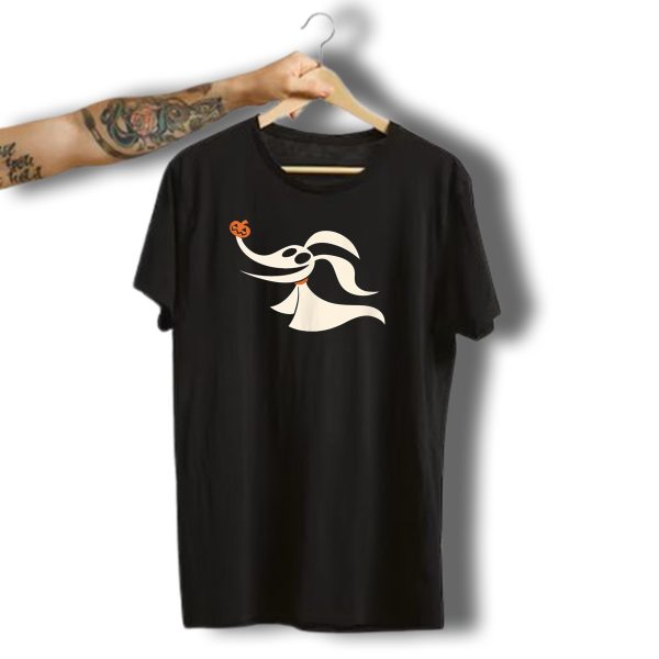 Disney Halloween Nightmare Before Christmas Zero Dog With Pumpkin Nose T Shirt t shirt 1