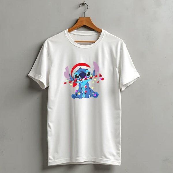 Disney Lilo And Stitch Christmas Jumper Mens Womens Kids Xmas Angel T Shirt 1 t shirt 1