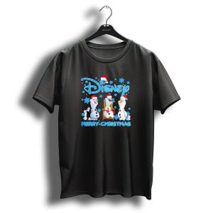 Disney Merry Christmas Olaf Santa T Shirt