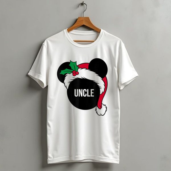 Disney Mickey Mouse Santa Hat Uncle Christmas Holiday Family T Shirt 1 t shirt 1