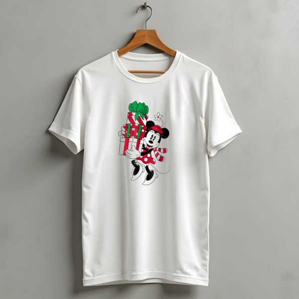 Disney Minnie Mouse Holiday Presents Christmas T Shirt 1 t shirt 1