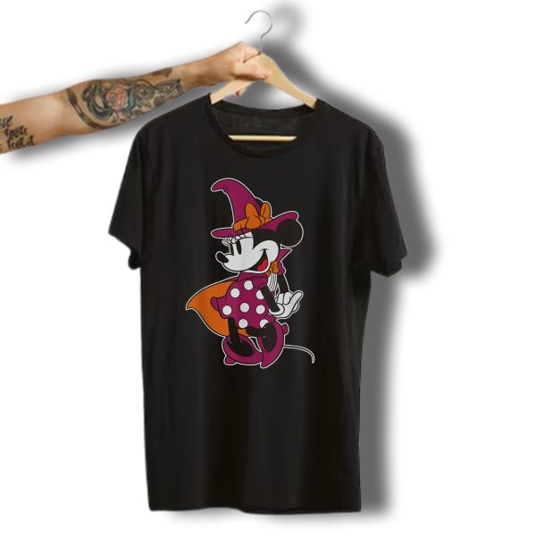 Disney Minnie Mouse Witch Costume Halloween T Shirt t shirt 1