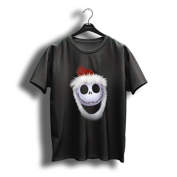 Disney Nightmare Before Christmas Jack Skellington Santa Hat T Shirt t shirt 1