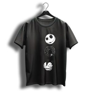 Disney Nightmare Before Christmas Jack Skellington Scary Teddy Wreath T Shirt