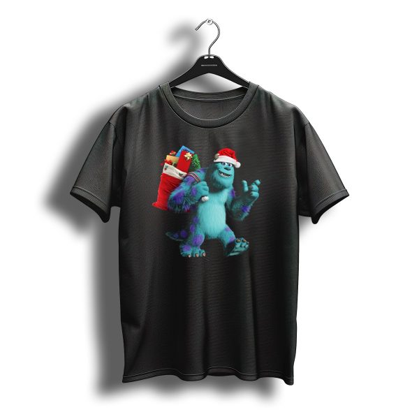 Disney Pixar Monsters University Santa Sulley Holiday Christmas Gifts T Shirt t shirt 1
