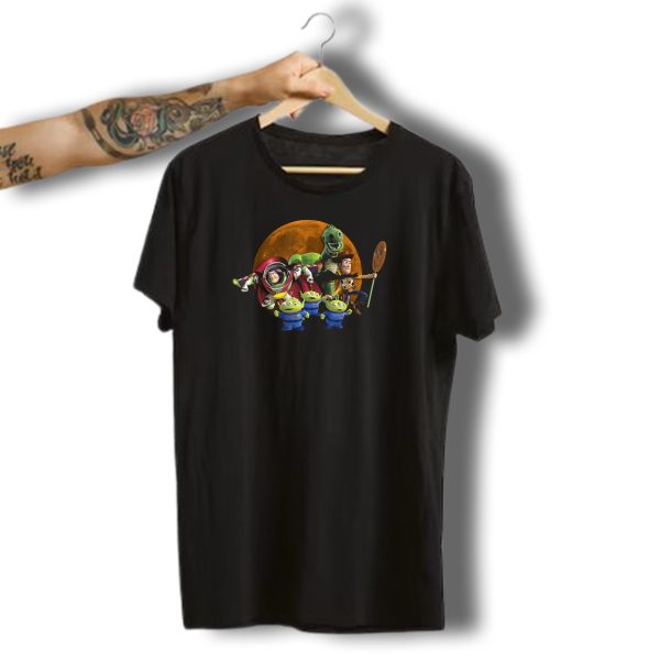 Disney Pixar Toy Story Halloween Moon Group Characters T Shirt t shirt 1