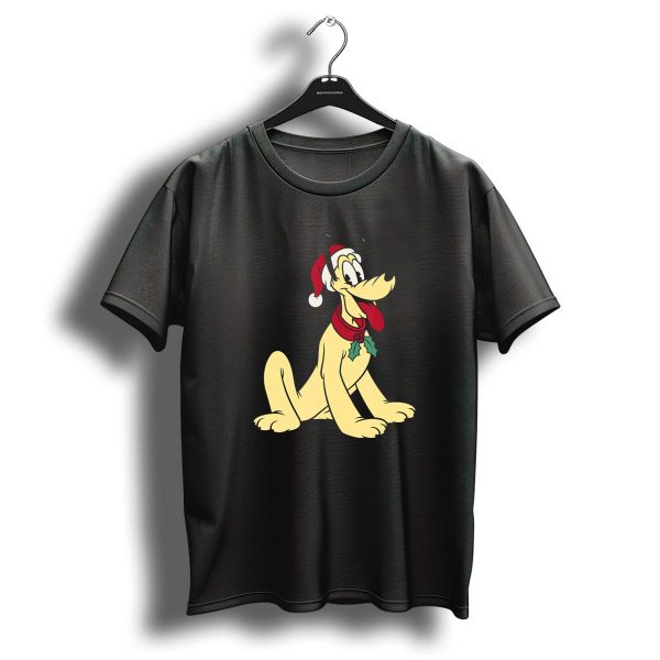 Disney Pluto Christmas Santa Hat T Shirt 1 t shirt 1