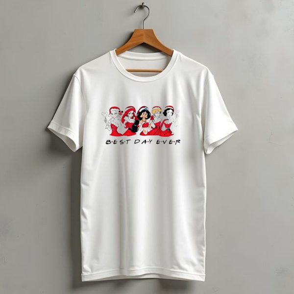 Disney Princess Friends Best Day Ever Christmas T Shirt 1 t shirt 1