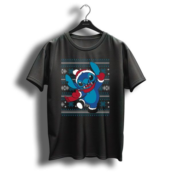 Disney Stitch Festive Christmas Holiday Cheer T Shirt 1 t shirt 1