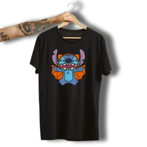 Disney Stitch Halloween Bat Costume T Shirt t shirt 1