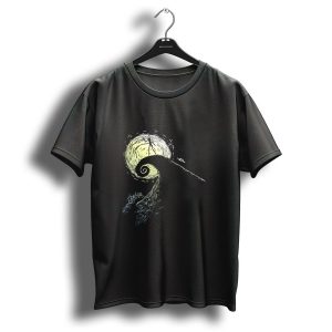 Disney The Nightmare Before Christmas Spiral Hill Van Gogh Starry Night T Shirt