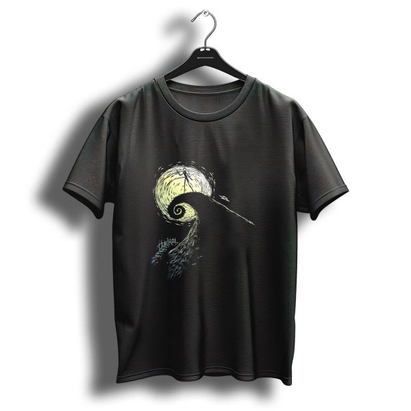 Disney The Nightmare Before Christmas Spiral Hill Van Gogh Starry Night T Shirt 1 t shirt 1