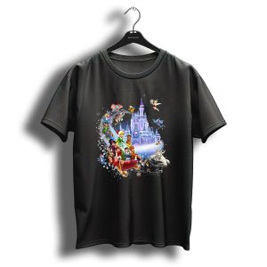 Disney Tinkerbell And Friends Christmas Castle Holiday Magic Adventure T Shirt