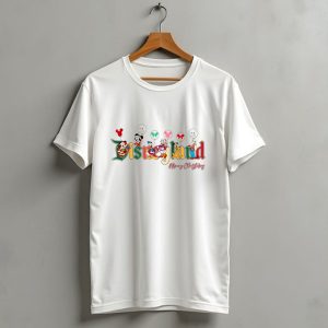Disneyland Merry Christmas Mkfrs Characters T Shirt
