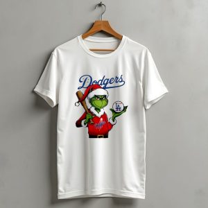 Dodgers Mlb Los Angeles The Grinch Grinchmas Christmas T-Shirt