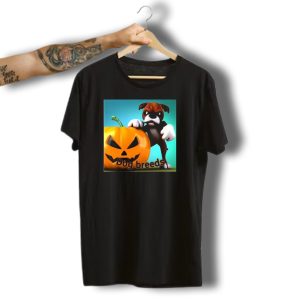Dog Breeds Halloween Little Boxer Pumpkin T-Shirt