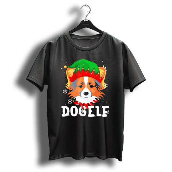 Dogelf Papillon Christmas Snowflakes T Shirt 1 t shirt 1
