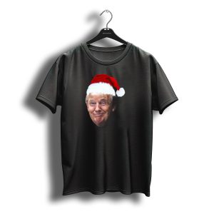 Donald Trump Maga Santa Hat Christmas Image T-Shirt