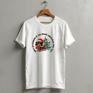 Dont Go Barking Up The Wrong Christmas Tree Pal Dachshund Santa Hat Sunglasses Christmas Tree T Shirt