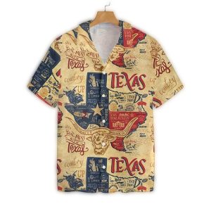 Don't Mess With Texas Longhorns Hawaiian Shirt