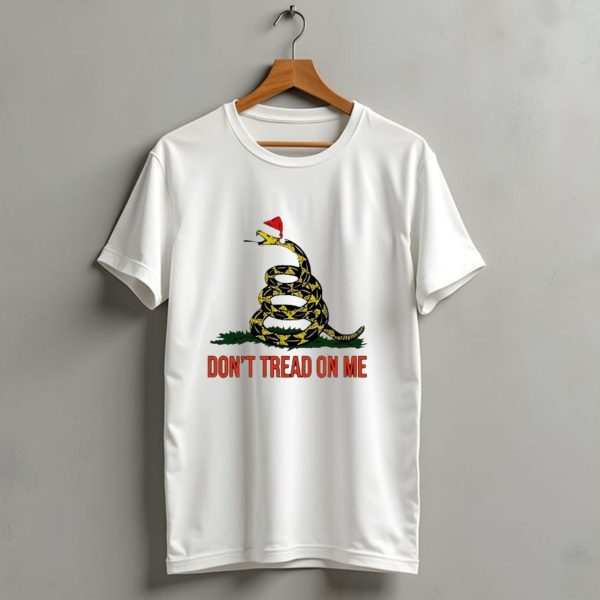 Dont Tread On Me Christmas Santa Hat Gadsden Flag T Shirt 1 t shirt 1