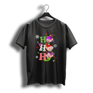Dp Hhh Christmas Dopey Snow White Dwarf Festive Reindeer Santa Hat T-Shirt