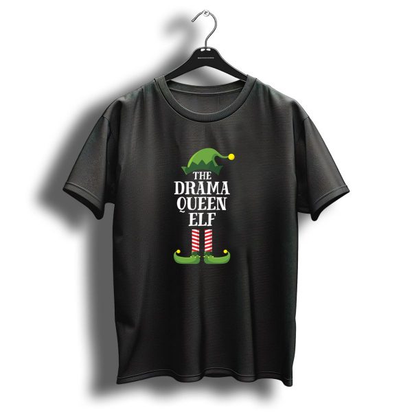 Drama Queen Elf Family Christmas Party Matching Group T Shirt 1 t shirt 1