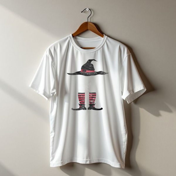 Eastern Washington Eagles Halloween Witch Hat And Striped Boots Team t shirt 1