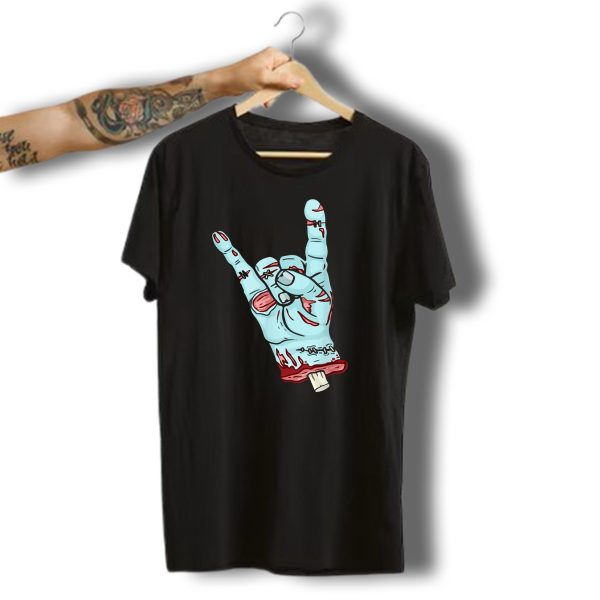 Easy Zombie Hand Halloween Horror Costume Fan Favorite T Shirt t shirt 1