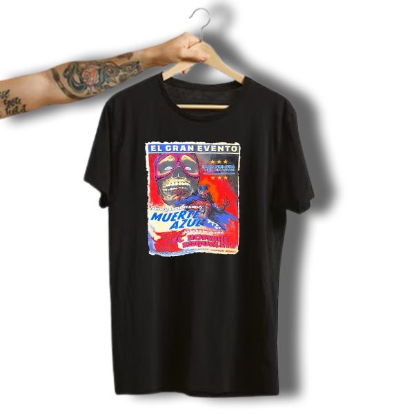 El Gran Evento Muerte Azul Hombre Esqueleto Universal Studios Halloween Horror Nights T Shirt t shirt 1