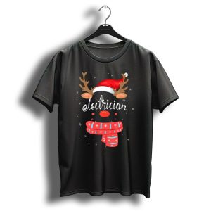 Electrician Reindeer Christmas Squad Matching Grou T Shirt