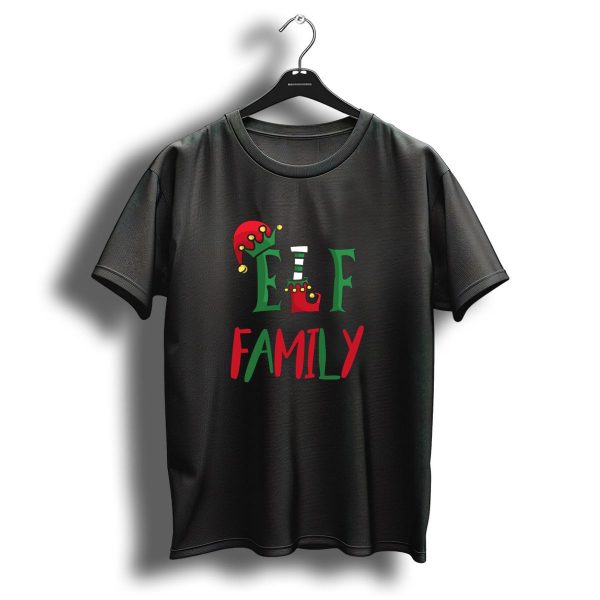 Elf Family Christmas Holiday Matching Pajamas T Shirt 1 t shirt 1