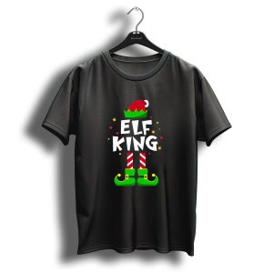 Elf King Christmas Matching Family Group Season T-Shirt