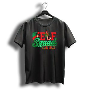 Elf Squad Funny Family Matching Christmas Holiday T-Shirt