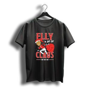 Elly De La Claus Go Go Go Christmas Santa Players T-Shirt