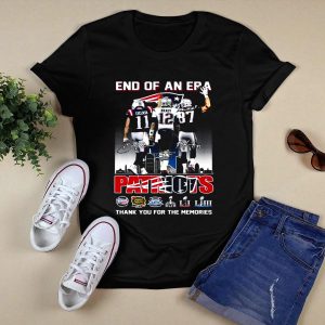End Of An Era New England Patriots Signature 2025 T-Shirt