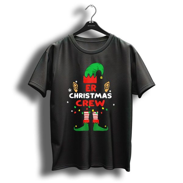 Er Christmas Crew Elf Costume Nursing Humor T Shirt 1 t shirt 1
