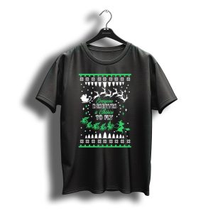Everyone Deserves A Chance To Fly Wicked Christmas Wizard Santa Sleigh T-Shirt