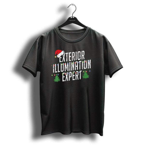 Exterior Illumination Expert Christmas Lights Santa Hat Trees T Shirt 1 t shirt 1