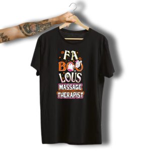 Fa Boo Lous Massage Therapist Cute Ghost Halloween Costume T-Shirt