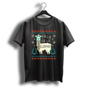 Fa La La La Llama Funny Llama Christmasstyle Alpa T-Shirt