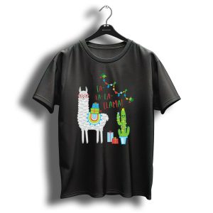 Fa La La Llama Christmas Cactus Festive Gifts T Shirt